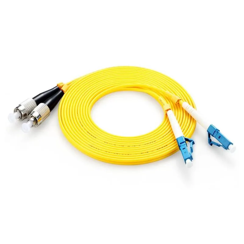 Duplex FC/UPC-LC/UPC 3.0mm pleistro virvelės