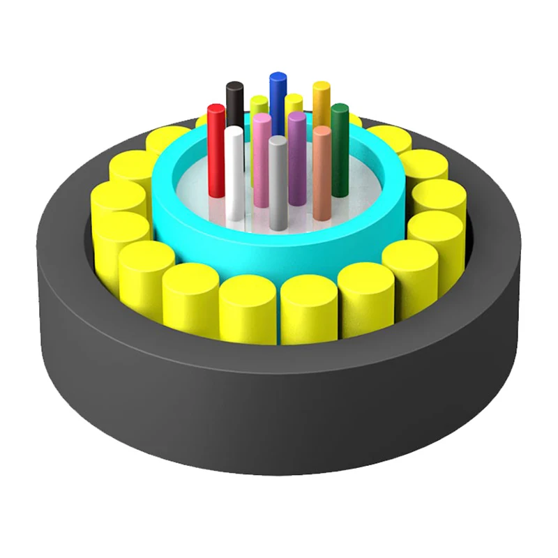 „Uni-Tube“ nemetalinio apšvietimo anti-Rodenct Fiber Optic Cable